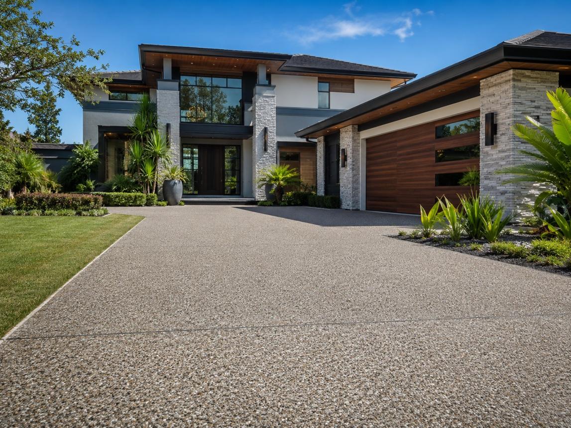Exposed Aggregate Driveway