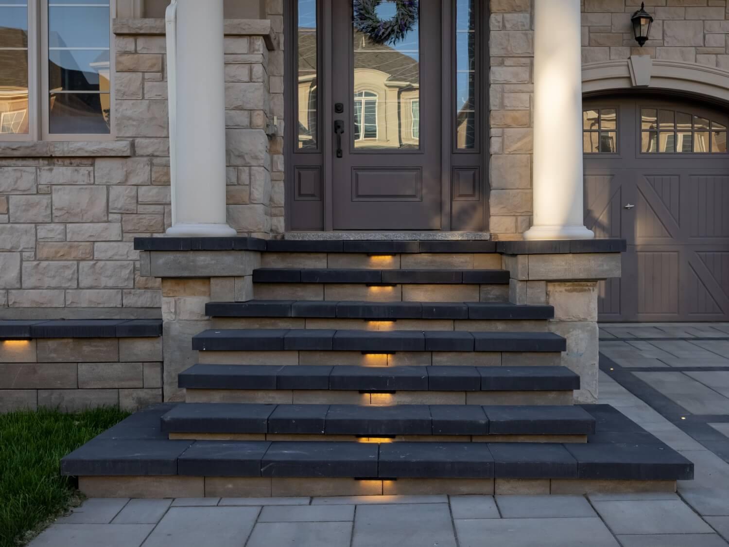 Interlocking Steps and Entrances