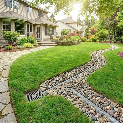 Decorative stone landscaping