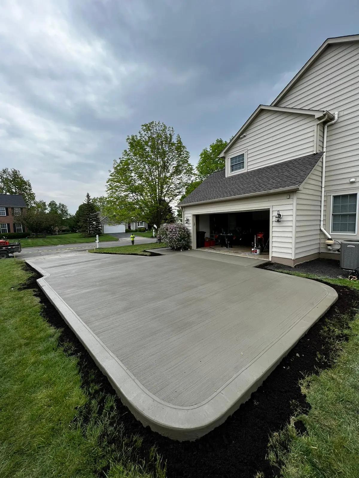 Broom Finish Concrete