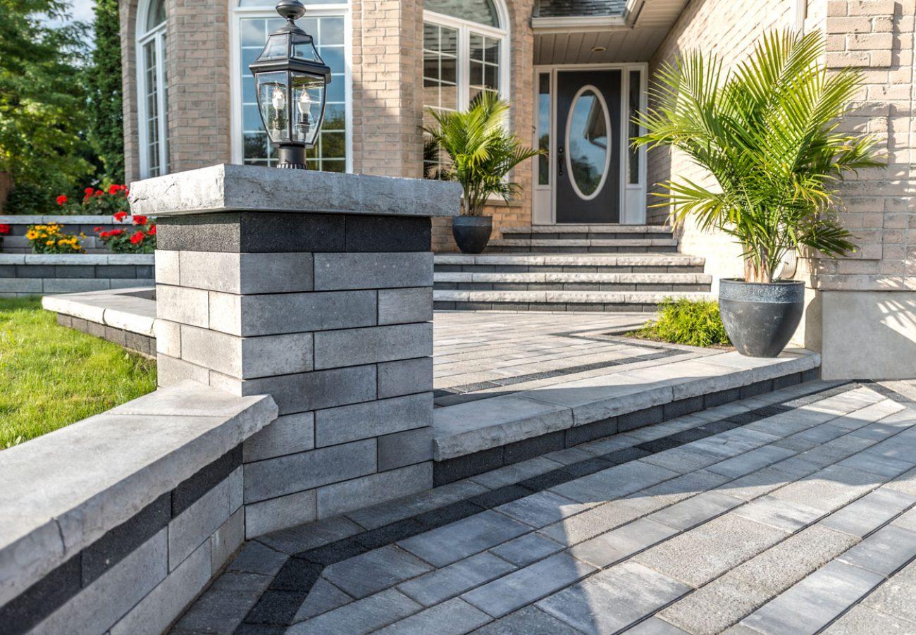 Interlocking Front Entrance