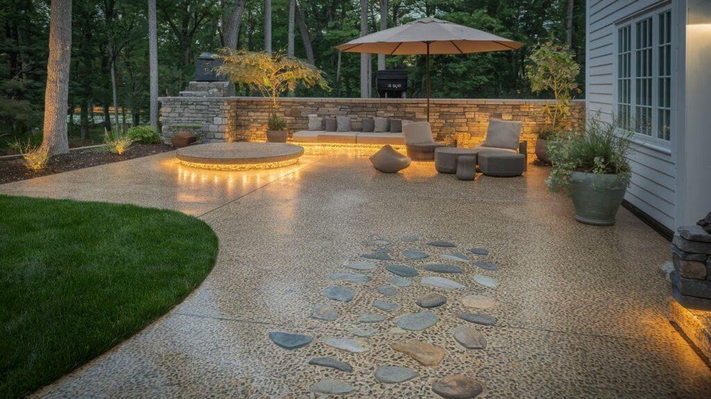 Exposed Aggregate Patio