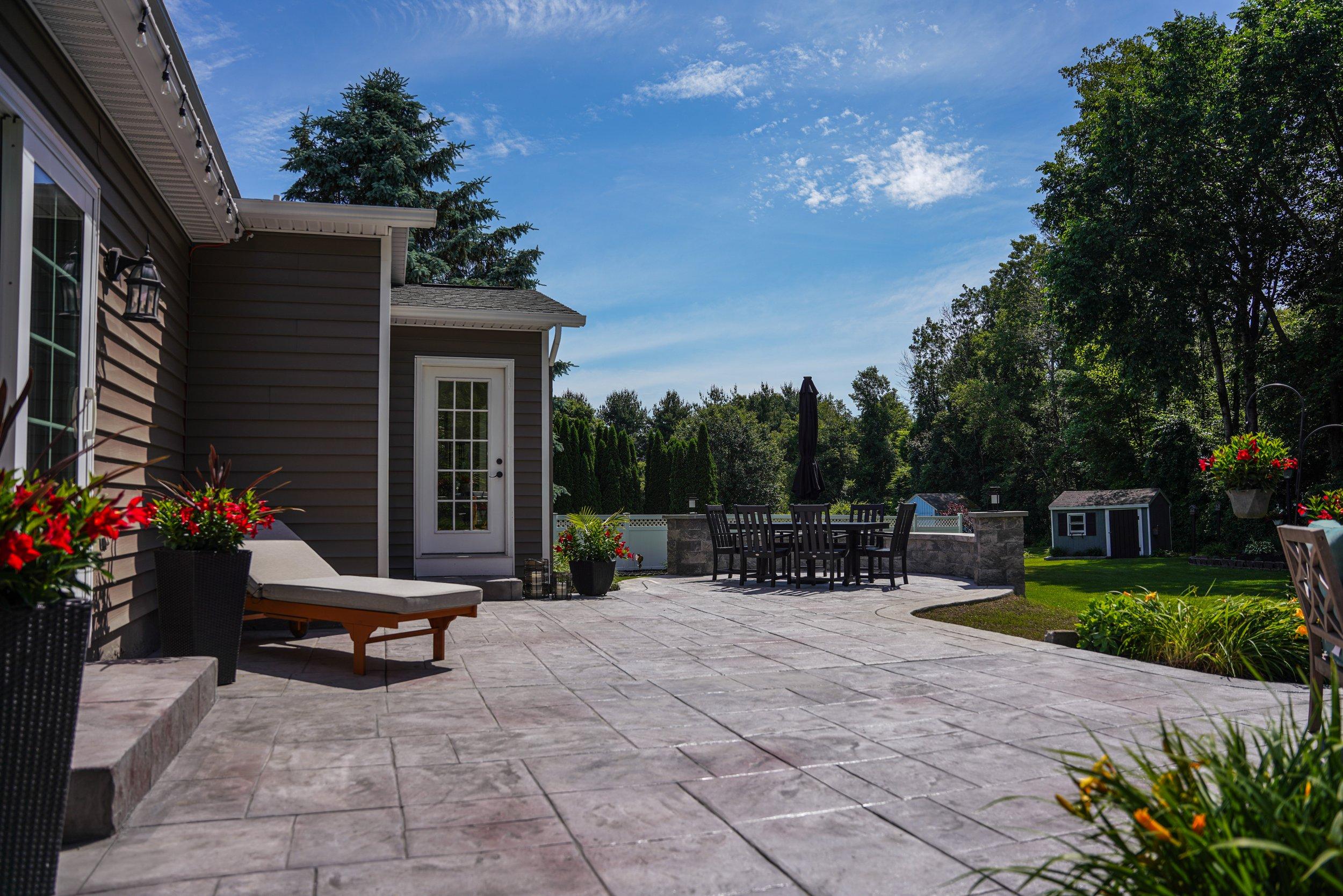 Professional concrete driveway installation