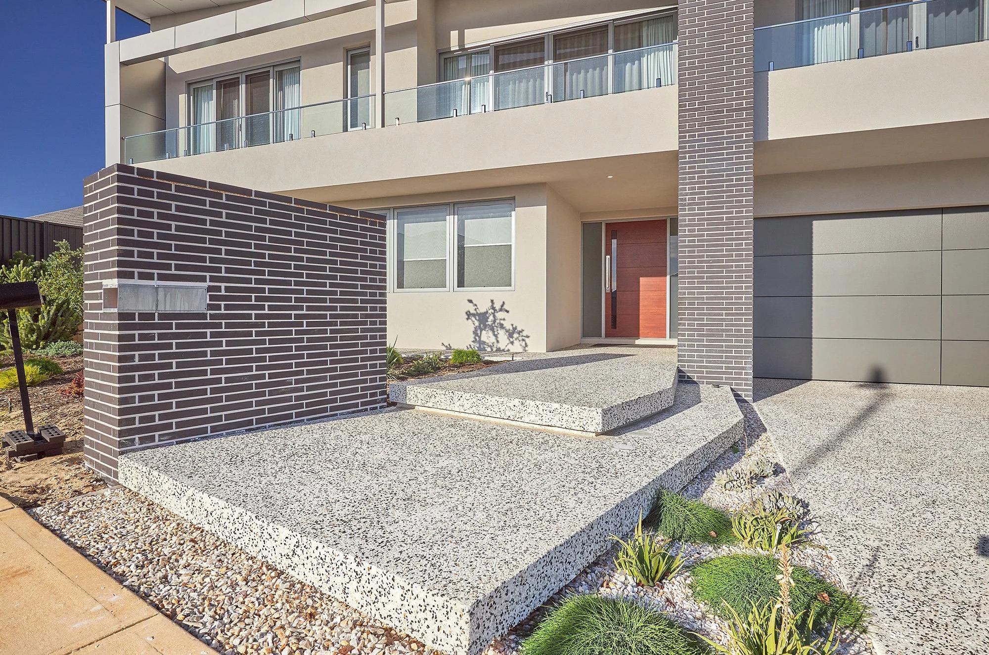 Exposed Aggregate Walkway